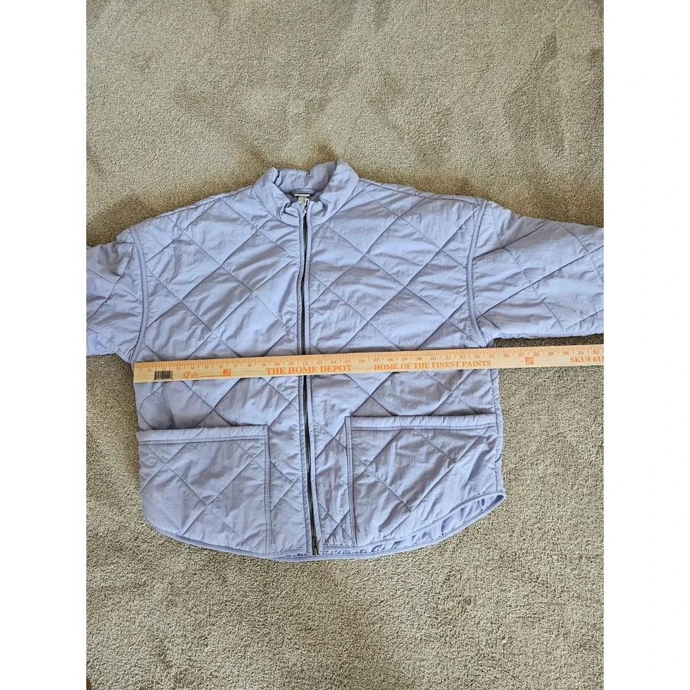All in Motion Quilted Jacket Womens XXL Lavender Puffer‎ Zip Athleisure Gorpcore